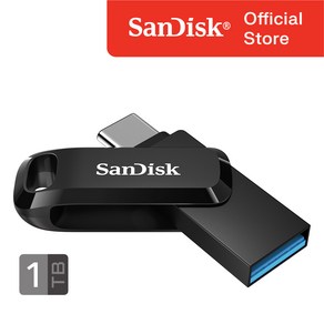 샌디스크 정품 울트라 듀얼 드라이브 고 메모리, 1TB, 1개