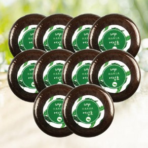 하루아 어성초 수제비누 사은품 클렌징 비누 허브향, 100g, 10개