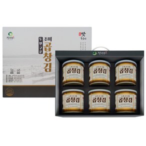 [청해우] 두번구운 조미 곱창김 선물세트, 6개, 35g, 조미김