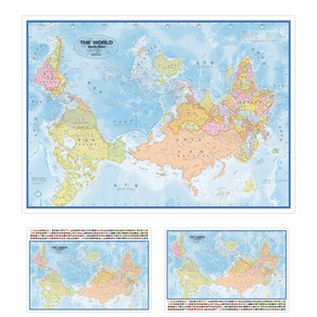 나우맵 거꾸로 세계지도 코팅 - 어린이 월드맵 나라 국기 세계전도, 02. 국기 상