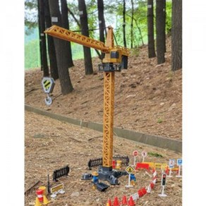 [624C](특가세일) 1 55 SX TOYS TOWER CRANE (SXT113687) 타워 크레인 중장비 모형***상세페이지확인필