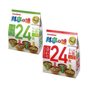 마루코메 즉석 미소 된장국 미소시루 24개입 일본미소시루, 432g, 1개