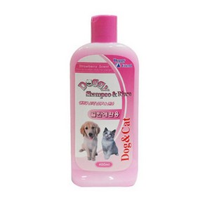 일반 애완용 강아지 고양이 샴푸 린스 400ml X2개, 없음, 2개