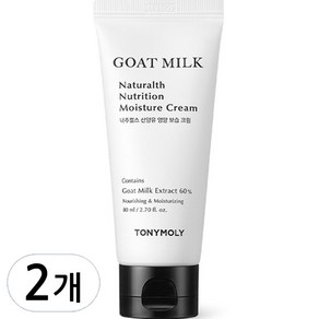 토니모리 내추럴스 산양유 영양 보습크림, 2개, 80ml