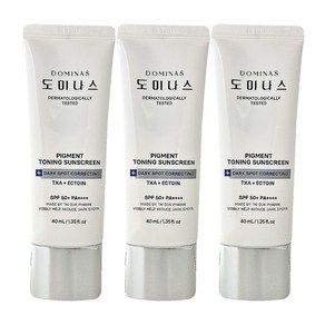 태극제약 트라넥삼산 도미나스 선크림 3개, 40ml