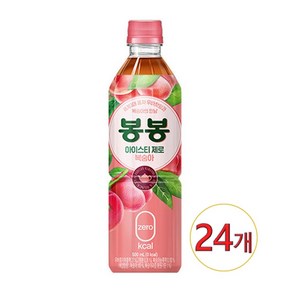 봉봉 아이스티 제로 복숭아, 24개, 500ml