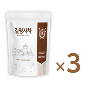 Geatea 그래이티 국산 결명자 차 50티백, 3개, 50개입, 50g