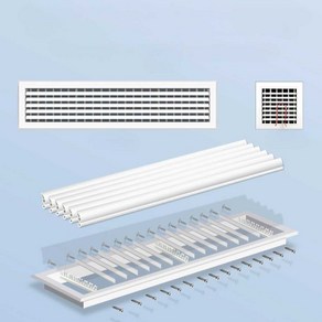 에어벤트 루버창 갤러리창 공기 환기팬 통풍 창문 통풍구 그릴창 실외기 다양한 사이즈, 1개