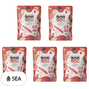 미쓰리 떡볶이 소스 01 순한맛, 50g, 5개