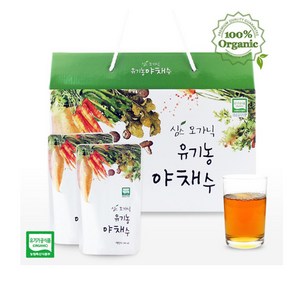 토종원 심스오가닉 유기농 야채수 100ml x 34포, 34개