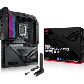 ASUS 최적의 성능의 그래픽 카드 슬롯 PCIe 5.0 Q 릴리즈 슬림 인텔 Wi Fi 7을 갖춘 ROG Maximus Z790 Heo BTF 마더보드 LGA 1700 AT, Heo BTF(Hidden-Connecto)DDR, Motheboad, 1개