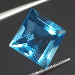 천연원석 토파즈 Topaz 11월 탄생석 3Ct10 Swiss Blue Bazil +보증서