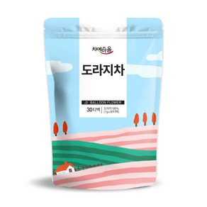 차예마을 국내산 도라지차 30티백.., 30개입, 30g, 1개