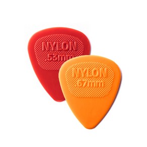 던롭피크 던롭 나일론 미디피크 Dunlop NYLON MIDI 3종선택, YELLOW 0.80mm, 1개