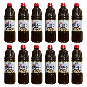 멸치육수 초담원 0.9L X 12 식당육수 대용량 업소용, 12개, 900ml