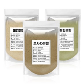 돌고래팩 재료 600g세트 연잎+토사자+미강분말, 1개