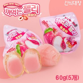 까먹는젤리 복숭아, 5개, 60g