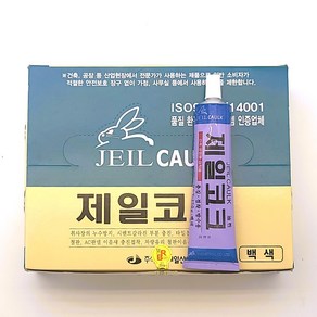 제일산업 (구)토끼코크 제일코크 고급 유성접착제 다용도본드 백색 회색 검정색 150g, [ 백색 10개 ], 10개