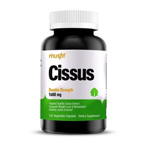 Musfit 시서스 더블 스트렝스 1600 mg 120 베지캡슐, 120정, 1개