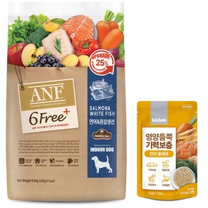 ANF 독 6Fee+ 연어&흰살생선 5.6kg+영양듬뿍 죽(랜덤) 100g