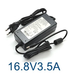 리튬이온 배터리 충전기 4.2V1A 8.4V1.5A 12.6V1.5A 12.6V2A 12.6V4A 16.8V1.5A 16.8V2A 16.8V3.5A 25.2V2.6A 아답터, 1개