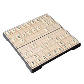 25 × 25cm/9.84x9.84in Japan Shogi 자기 접이식 일본 체스 게임 보드 게임 인텔리전스 장난감, 1개