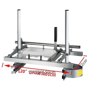 엔진 톱 제재기 거치대 프레임 다이 벌목 고정 받침대 재단 목공, 1개, 2. 50cm 개방 프레임