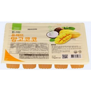 퓨레뜨 망고코코푸딩 1kg(50g x 20ea) 풀스키친 실온, 50g