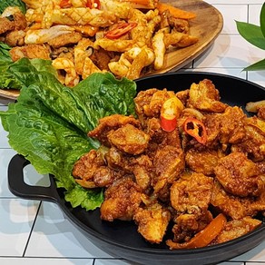 춘천 한입닭갈비 총 2kg( 간장맛1kg+매운맛1kg), 1kg, 1개