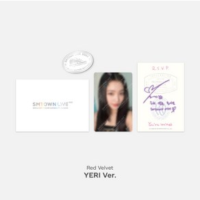 레드벨벳 예리 수원 슴콘 2022 SMCU INVITATION BADGE Red Velvet YERI 수원 뱃지 포카 세트 예리 포카