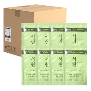 댕기머리 서린 일회용 린스 8ml x 100개 일회용 린스 여행용 업소용 대용량 호텔 비품