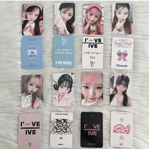 아이브 레이 포카 미니2집 SWITCH 싱가포르 특전카드 am ny mmt2 파자마카드 IVE REI 3기 회원선물 굿즈포토카드 8장, 001