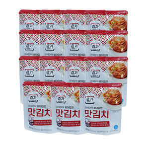 [종가집] 맛김치80g(파우치)x15EA(소포장), 80g, 15개