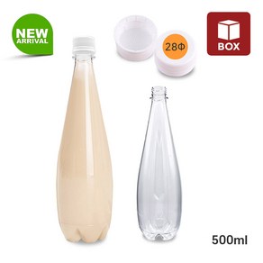 (1BOX 98개) 막걸리전용캡 효소탄 페트병 500ml 신형 탄산 발효 플라스틱 공병, (1BOX 98개) 막걸리캡 화이트, 1개