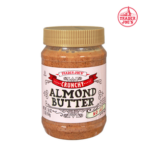 [Tade Joe's] 트레이더조 무첨가 무가당 크런치 아몬드 버터 스프레드 잼 454g Cunchy Almond Butte No Salt, 1개