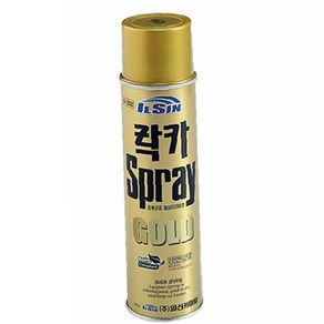 일신 락카 스프레이 금색 420ml bnc*4461oH, 1개