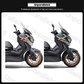 야마하 YAMAHA XMAX 300 엑스맥스 장식 데칼 라인 스티커 카울장식, C타입 - 브라운, 1개