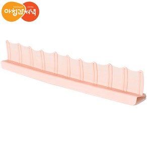 아침과저녁 49cm x 9cm 실리콘 싱크대 물막이 물튐방지, 핑크, 1개