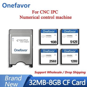 컴팩트 플래시 CF 카드 PCMCIA 어댑터 CF 메모리 카드 CNC IPC 수치 제어 기계용 128MB 256MB 512MB 1GB 2GB 4GB, 4) 256MB, 1개