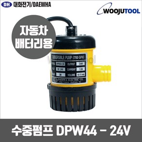 대화전기 수중펌프 DPW44-24 DC24 미니 양수기 배터리펌프