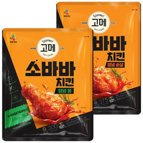 고메 소바바치킨 2종 (양념순살 375g + 양념봉 300g ), 1개