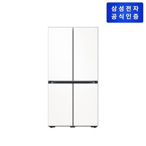 삼성 2024 비스포크 냉장고 4도어 RF85DB90B1HSW (사틴화이트)