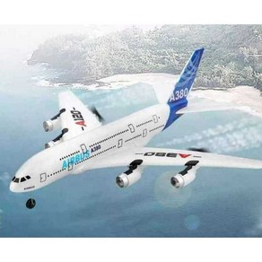 XK A120 A380 RC비행기 EPP 무선조정비행기 아시아나, 제어 2채널 세스나 전투기 회색, 1개, 세스나 전투기 회색 배터리 1개