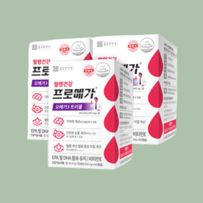 비타하우스 종근당건강 프로메가 오메가3 트리플 장용성 캡슐 654mg x 60정 3박스, 3세트