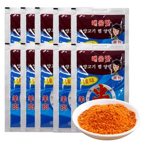 (당일출돼지) 국내생산 차이나푸드 양꼬치소스 (매운맛) 양꼬치양념, 60g, 10개