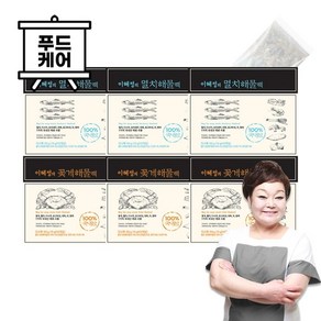 [KT알파쇼핑]빅마마 이혜정 다시팩 멸치 150g 3박스 + 꽃게 150g 3박스, 1세트