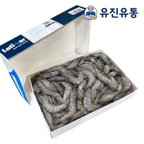 흰다리새우 2kg 새우 탈각새우 냉동 에콰도르 페루 벌크 냉동수산물 대하 캠핑 대하구이 캠핑음식 캠핑요리 대하철 새우구이, 1박스, 41/50 2kg