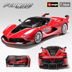 브라고 1:18 페라리 FXX K Red 다이캐스트 모형차, 1개