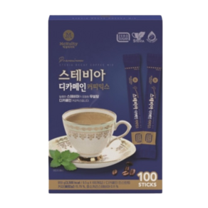 맥널티커피 스테비아 디카페인 커피믹스, 9.5g, 100개입, 1개