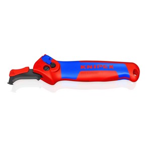 KNIPEX 16 50 145 SBA 래칫 나이프 대구경 케이블 칼 다기능 블레이드, 1개